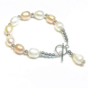 Freshwater Pearl Bracelet 925 Silver